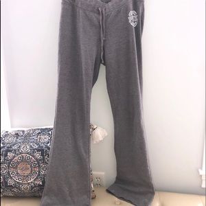 Pink VS Grey Flare Yogas